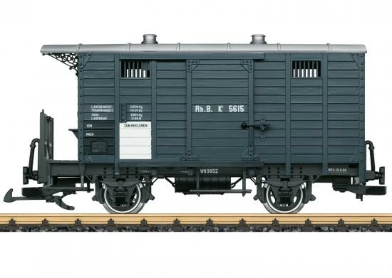 LGB Rhb Covered Freight Wagon Ep VI