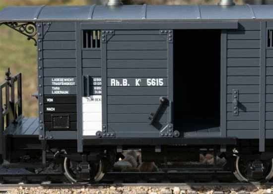 LGB Rhb Covered Freight Wagon Ep VI - Image 2